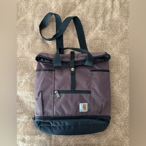 Carhartt Purple and Black Backpack